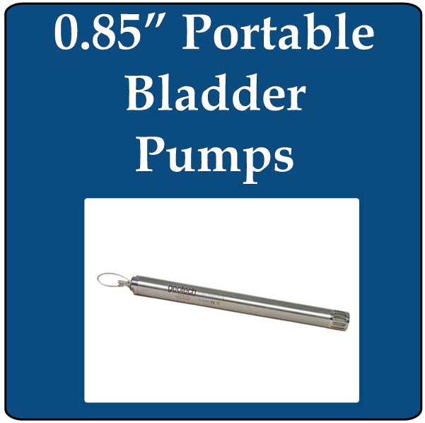 0.85" OD Dedicated Stainless Steel Bladder Pumps