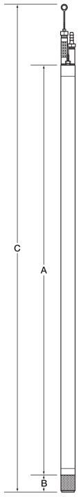 1.66" Diameter Reclaimer Pump Specification Drawing