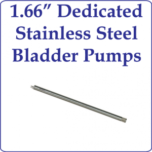 1.66" OD Dedicated Stainless Steel Bladder Pumps