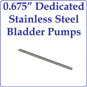 0.675" OD Dedicated Stainless Steel Bladder Pump