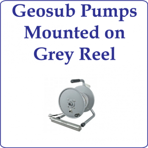 Geosub Pump & Wire Mounted on Small Grey Real